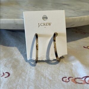 J. Crew Blonde Tortoise Shell Acrylic Hoops